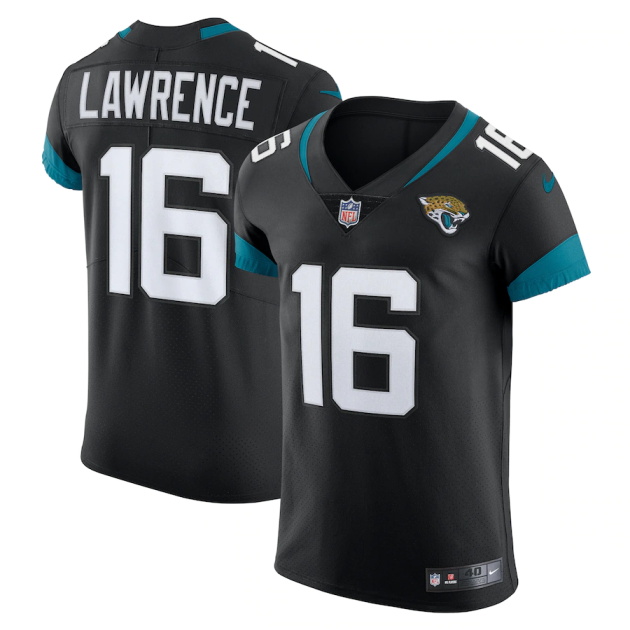 mens nike trevor lawrence black jacksonville jaguars vapor elite jersey